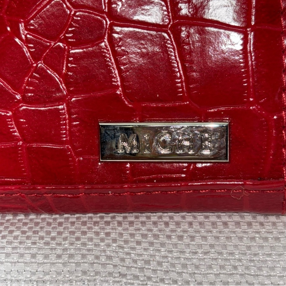 Vintage Miche Magnetic Purse Cover Red - Picture 5 of 7